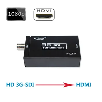 Wiistar SDI HDMI, 3G-SDI, HD-SDI, kad HDMI UHD 1080P Skaitmeninės Adapteris, Garso ir Vaizdo Sinchroninio Perdavimo
