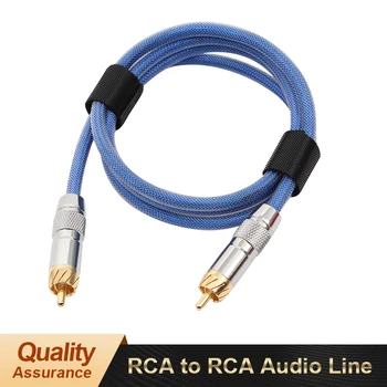 ivipQ RCA RCA Audio Line Vyrų Vyrų Garso Kabelis Suderinamas su Garsiakalbio DVD Grotuvas, PC, Ausinių MP3/MP4