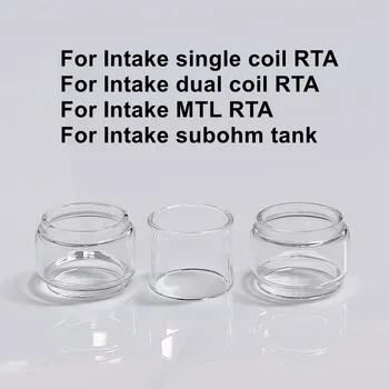 3PCS Hong Pakeitimo Stiklo Augvape Įsiurbimo Single/Dual Coil RTA MTL Įsiurbimo Subohm Burbulas Tiesus Stiklas