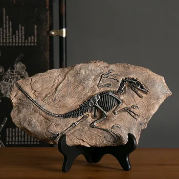 Kūrybos Dinozaurų Suakmenėję Amatų Apdailos Retro Gyvūnų Statula Miniatiūrinė Kambarinė Kambarį Apdaila Suvenyras, Dovana, Namų