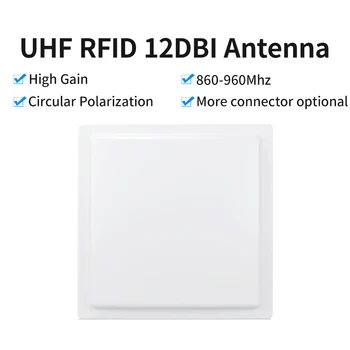 UHF RFID Įgyti 6-Antena 12dBi Diskinės Poliarizacijos Lauko IP65 Antenos Ilgo Diapazono Anteną Smart Sandėlyje Paraiška