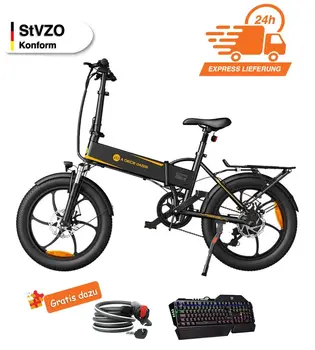 A20 XE elektrinis dviratis, e-sulankstomas dviratis, lyginimo pedelec derailleur įrankius, mechaninė diskas su dvigubo spaudimo sistema, 250W 25 km/h