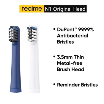 Tinka Realme N1 Jautrus Sonic Elektros dantų šepetėlį galvos |Pradinis Teptuku Galvos Realme N1 Realme N1