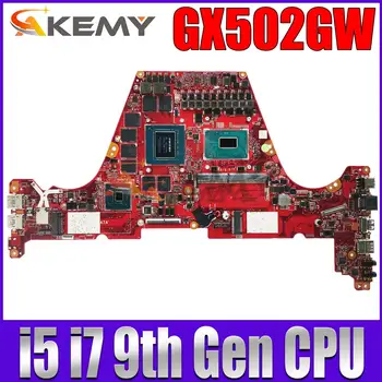 GX502GV Originalus Mainboard ASUS ROG Zephyrus S GX502GW GX502GV GX502G Nešiojamas Plokštė I5 I7 CPU RTX2060 RTX2070 16G-RAM