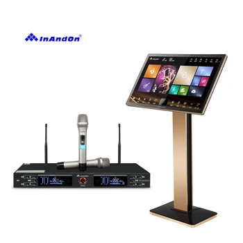 21.5 2T CV-96 Namo Šalis Karaoke sistema mašina Su Mikrofonu Namų KTV InAndOn Karaoke Mašina Karaoke Player