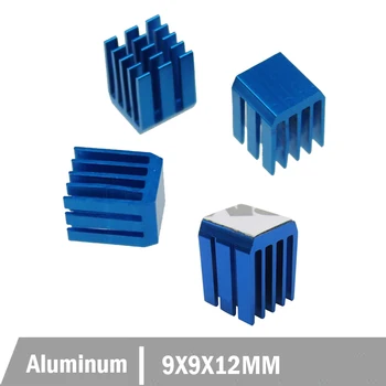 5000PCS Aliuminio Heatsink Mėlyna 9x9x12MM Chipset Šilumos Kriaukle RAM Radiatorių Aušintuvo Heatsink