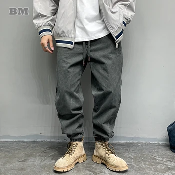 Japonijos Streetwear Aukštos Kokybės Krovinių Keptuvės Vyrų Drabužiai Harajuku Atsitiktinis Poilsiu Plius Dydis Korėjos Mados Taktinės Kelnės