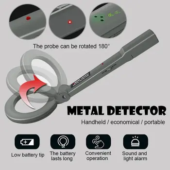 Metalo Detektoriaus Nešiojamą Aukštos Jautrus Mažas Tyrimas Kambario Saugumo Tikrinimo Mobiliojo Telefono Lauko Aptikimo Nuskaitymo Detektorius