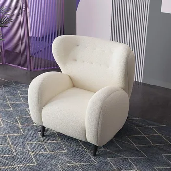 Šiaurės Šalių Šiuolaikinės Viena Sofa-Relaksacinė Kėdė Patikimas Balta Laisvalaikio Dizaineris Kambarį Fotelis Individualų Sofa Baldai