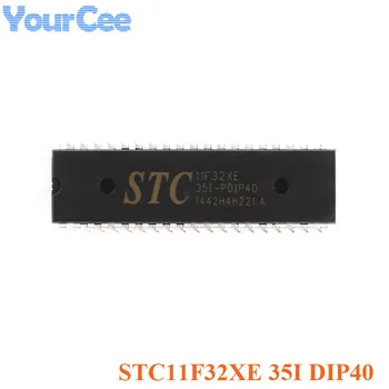 STC STC11F32XE-35I-PDIP40 Single-Chip 1T 8051 Mikrokompiuteris EEPROM ISP Mikro Kompiuteris In-Line Originalus MCU IC
