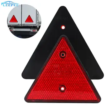 Raudona Galiniai Atšvaitai Trikampis Atspindintis 2VNT Vartų Pranešimų Saugos Varžtą Atšvaitai
