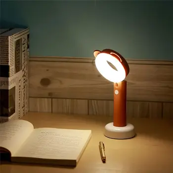 Vaikų skaitymo šviesos diodų (LED) akių apsauga kampas laikmatis stalo lempa automatiškai išjungti USB įkrovimo tyrimas stalo lempa