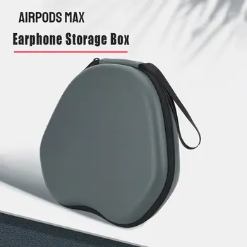 Sunku Saugojimo Kelionės Nešiojimo dėklas, skirtas Apple AirPods Max Ausinių Padengti Maišelį, Pilka