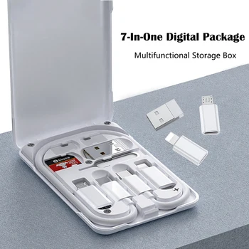 6 in 1 Daugiafunkcinis Telefonas Charge Cable Kit For iPhone 11 12 Pro Max XR Micro USB Kabelį, Tipas C Adapteris Greito Įkrovimo Kabelis