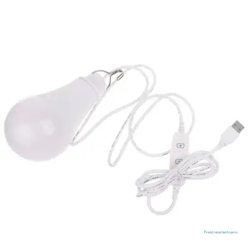 USB Lempos Lemputė 5V Nešiojamų Kempingas Žibintai Lempa LED USB Skaitymas Knygos Šviesa DropShipping