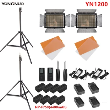 Yongnuo YN1200 Pro Makiažas, LED Vaizdo Šviesos 3200K-5500K Reguliuojamas Spalva Temprature Canon Nikon 