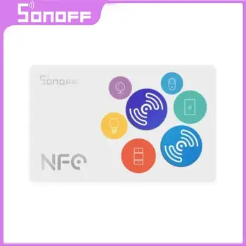 SONOFF NFC Žymeklį 215 Chip 540 Baitų Smart Tags Automatikos Nuorodos, Bakstelėkite Suaktyvinti Smart Scena Suderinama Su NFC-leido Telefonai