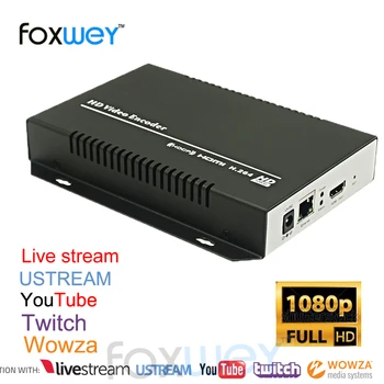 Tiesioginės vaizdo transliacijos kodera IPTV gyvų interneto liejimo dual srautų palaiko ustream, 
