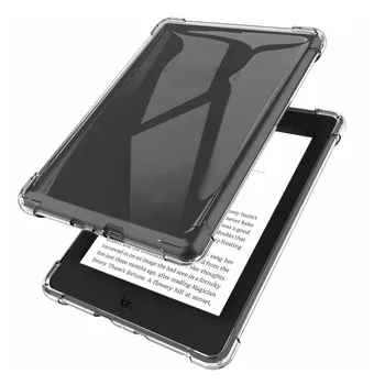 Aiškiai Kindle Paperwhite 11-osios Kartos 2021 6.8 Colių Paperwhite 5 Minkštos TPU Galinį Dangtelį oro Pagalvė atsparus smūgiams Ebook Funda
