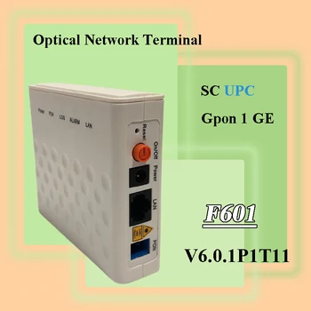 100% Originalus Naujas F601 Versija 6.0 Pluošto Modemas Maršrutizatorius Gpon SC UPC Optinis Terminalas (FTTH ONT 1GE Ethernet ONU V6.Didmeninė 0
