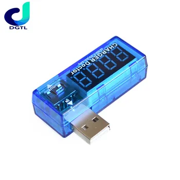 Skaitmeninis USB Mobiliojo Energijos įkrovimo srovė Testeris, Matuoklis Mini USB įkroviklis gydytojas voltmeter ammeter
