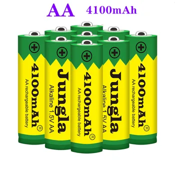 4 ~ 20 VNT Neue 4100 mAh batterie AA 1,5 V Wiederaufladbare Alcalinas drummey für spielzeug šviesos diodų emittierende