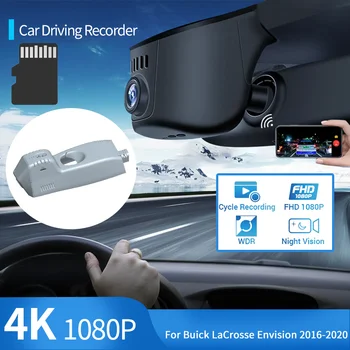 už Buick LaCrosse Įsivaizduoti Vilioti Alpheon 2016~2020 Automobilių DVR Brūkšnys Cam 4K HD Wifi, Automobilių Kameros Vairuotojo Vaizdo įrašymo Priedai