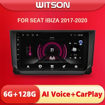 WITSON Android 12 Auto Stero už SEAT IBIZA 2017-2020 Automobilio Radijo Carplay Navi Multimedia, GPS WiFi, Transporto Padalinio Vadovas