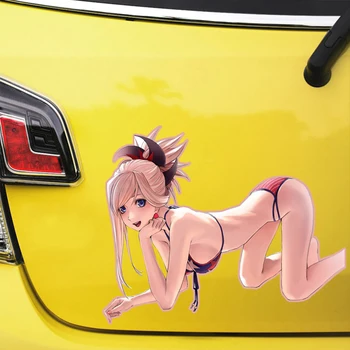 D239 # Anime ir Animacinių filmų Cute Girl lipnios Automobilių Lipdukas Vinilo Decal Vandeniui Motociklo Bamperis Nešiojamas Automobilių Langų Durų
