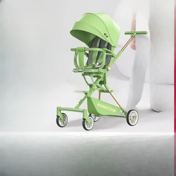 Kūdikių vaikščiojimo artefaktas yra lengvas ir sulankstomas, su dideliu kraštovaizdžio, ir gali sėdėti ir gulėti ant kūdikio vežimėlis forchildrenandbabies.