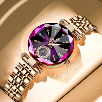 Elegantiškas Cirkonio Laikrodžiai moterims Prabangos Prekės Vandeniui Nerūdijančio Plieno Originalus 2023 Moterų Žiūrėti Reloj Mujer