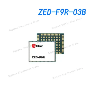 ZED-F9R-03B F9 dual-band GNSS modulis su didelio tikslumo jutiklių sintezė, SBAS, ir SLAS. Palaiko SPARTN 2.0 ir QZSS CLAS