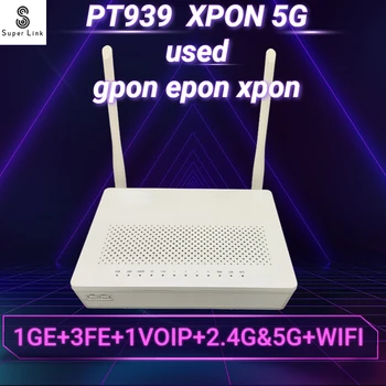 4/5vnt 5G ONU XPON wifi naudotų PT939G Optinio Pluošto epon Maršrutizatorius FTTH gpon ONT 1GE+3FE+1VOIP+2.4 G 5G+WIFI Naudojamas Be Maitinimo