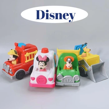 Disney Mickey Minnie Ančiukas Donaldas Automobilio Modelį Žaislas, Automobilių Gaisro Variklio Greitosios Pagalbos Inžinerijos, Transporto Priemonės Modelis Stumdomas Žaislas Vaikams Dovanos