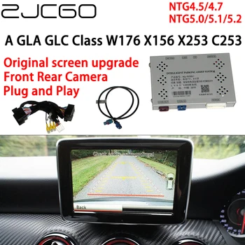 ZJCGO Galiniai Atvirkštinio Priekinį Fotoaparatą, Skaitmeninį Dekoderį, Sąsajos Adapteris NTG Mercedes Benz A GLA GLC Klasės W176 X156 X253 C253