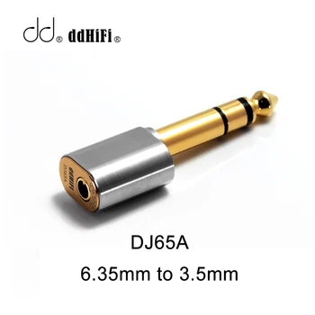 DDHiFi DJ65A 6.35 mm Male-3.5 mm Female Audio Adapteris for Desktop Stiprintuvo Prietaisų su 6.35 mm Išvesties Prievadas